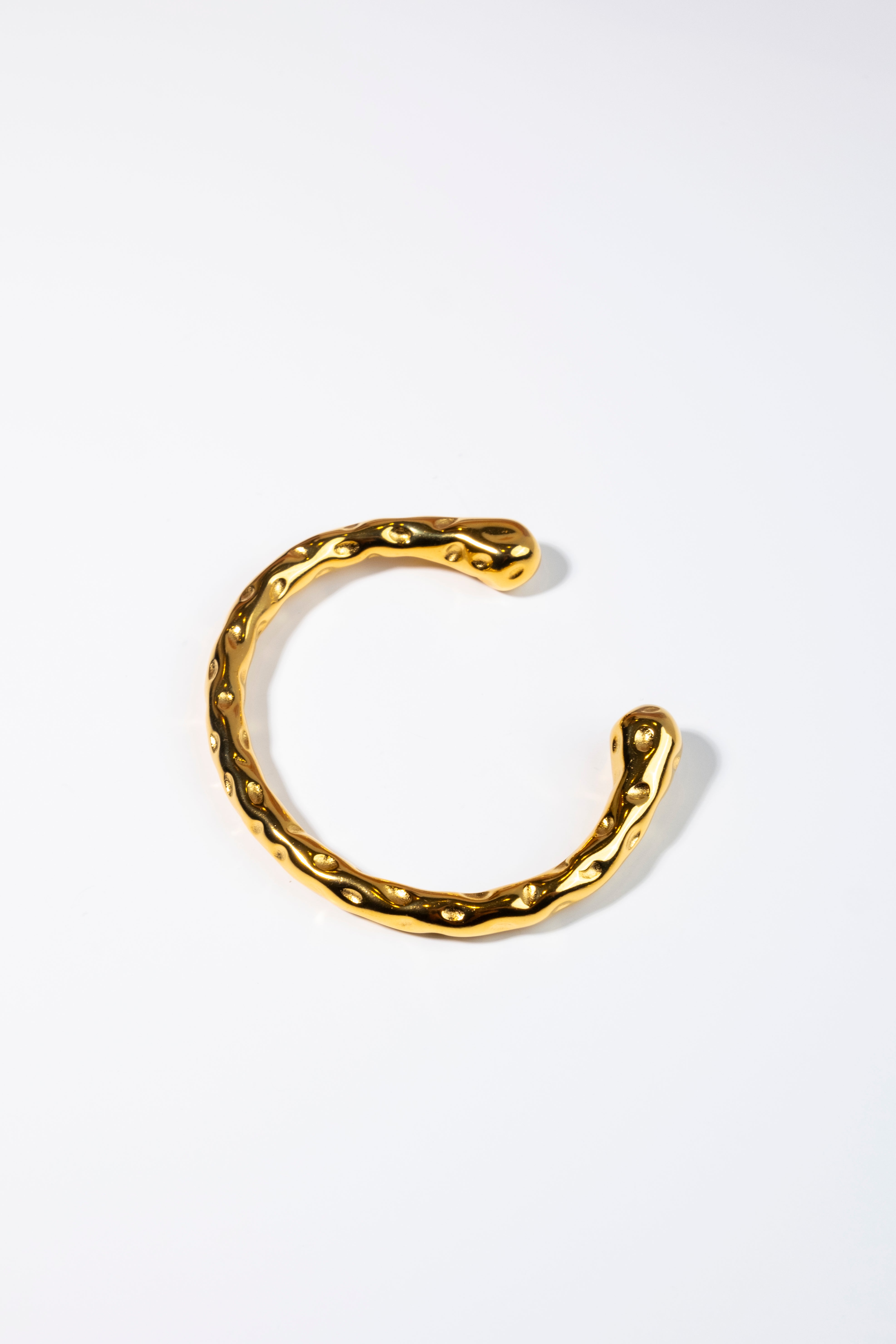 Gold ‘Selva’ Molten Bangle